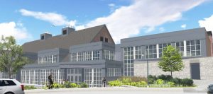 UNH Holloway Commons – West Elevation