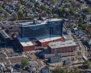 Aerial of Stamford Hospital/Skanska USA