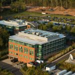 Bldg. 13, aerial view looking northeast Photo credit:  Joe Faraoni, ESPN Staff Photographer.