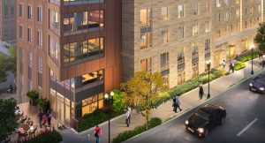 Exterior rendering of of One Greenway