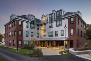 Rendering of Champlain College Dormitories (CBT Architects)