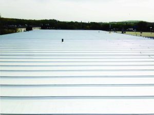 The new Butler "High Profile Metal Over Metal ReRoof System" at Commonwealth Volksagen