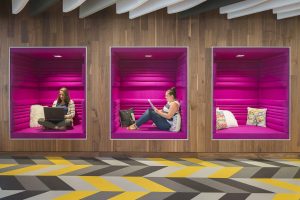 Cubby Seating on 15th Floor