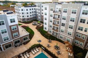 View from above of The Everly