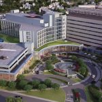Aerial view of Danbury Hospital