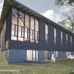 Rendering of new public library