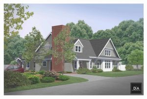 Rendering of Greencard Center for Autism