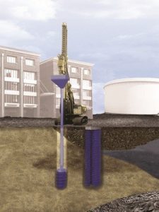 Geopier-Grouted-Impact-RAP-installation