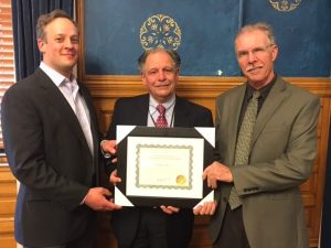 (l-r) John Hyde: Chapman Construction/Design, Bob Durante: Element Care, Jay Mason" Architectural Consulting Services 