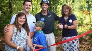 Connor with Mom and Dad, Jake Simmons, CEO Delphi and Laura LeTourneau, Director of Development for Make-a-Wish MA & Ri 