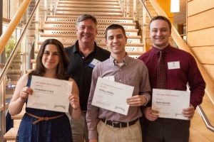 (l-r)  Genevieve Bristol, Paul Bourbeau AIA, William Toohey, Stefan Burnett