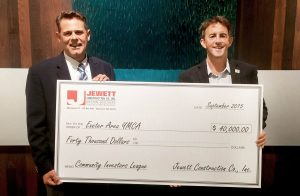 JewettDonationToExeterYMCA