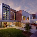 An eight-month-long Kaplan renovation project transformed a former auto body garage into a vibrant, modern environment for teens.   Photo: Shelly Harrison Photography  