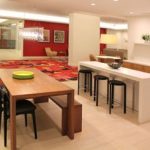Kaplan completed the construction of a series of new common area amenities for the residents of The Towers at Longfellow Place, including this warming kitchen for communal gatherings. Photo: Kaplan Construction 