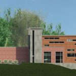 Rendering of  Laddawn Headquarters' three- story expansion