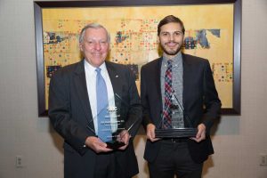 C.E. Floyd team members accepting award 