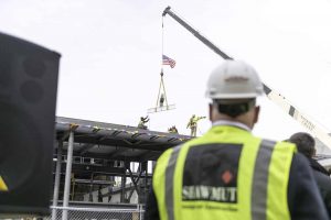 Moses Brown topping off