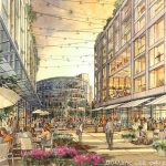 Sketch Rendering of New Public Plaza - CBT Architects