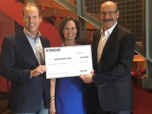 Stebbins with Granite YMCA President
