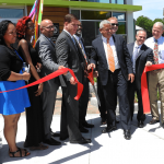 Photo credit: Nurtury From (l to r) Latoya Taromino, Bromley-Heath resident and Nurtury parent; NaShira Pulley, Bromley-Heath resident and Nurtury alum; State Rep. Jeffrey Sánchez, D-Jamaica Plain; Boston Mayor Marty Walsh; Ron Ancrum, VP, Nurtury Learning Lab; Wayne Ysaguirre, Nurtury President and CEO; Matt O’Malley, Boston City Councilor; Matt Malone, MA Secretary of Education; and Bill McGonagle, Administrator of Boston Housing Authority