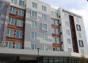 Exterior of new Residence Inn