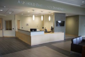 Reception Desk of Arnhold Emergency Department